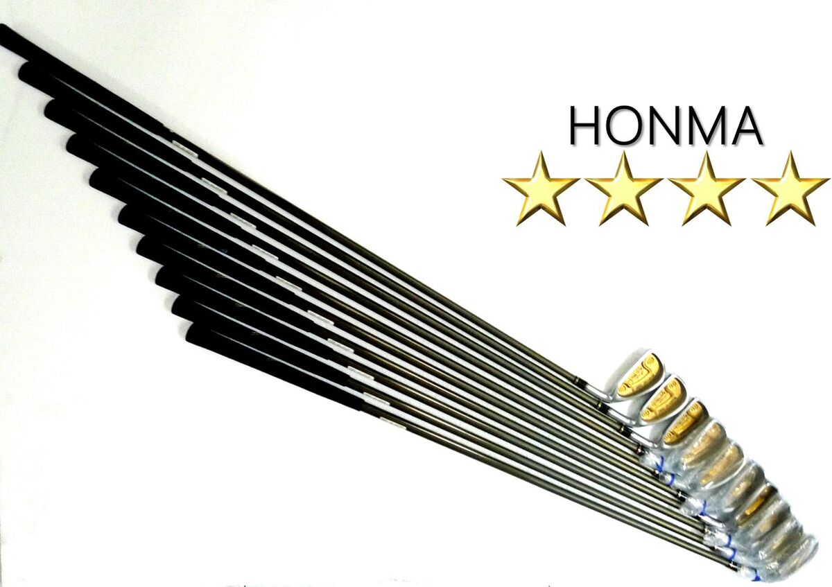 4-STAR 24K GOLD HONMA TWIN MARKS MEMORIAL-2000-α ALPHA IRON 4-STAR 24K GOLD HONMA TWIN MARKS MEMORIAL-2000-α ALPHA IRON
