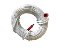 60ft 2.1x5.5mm Plug 12V DC Power Extension Cable Cords for CCTV Security Cameras