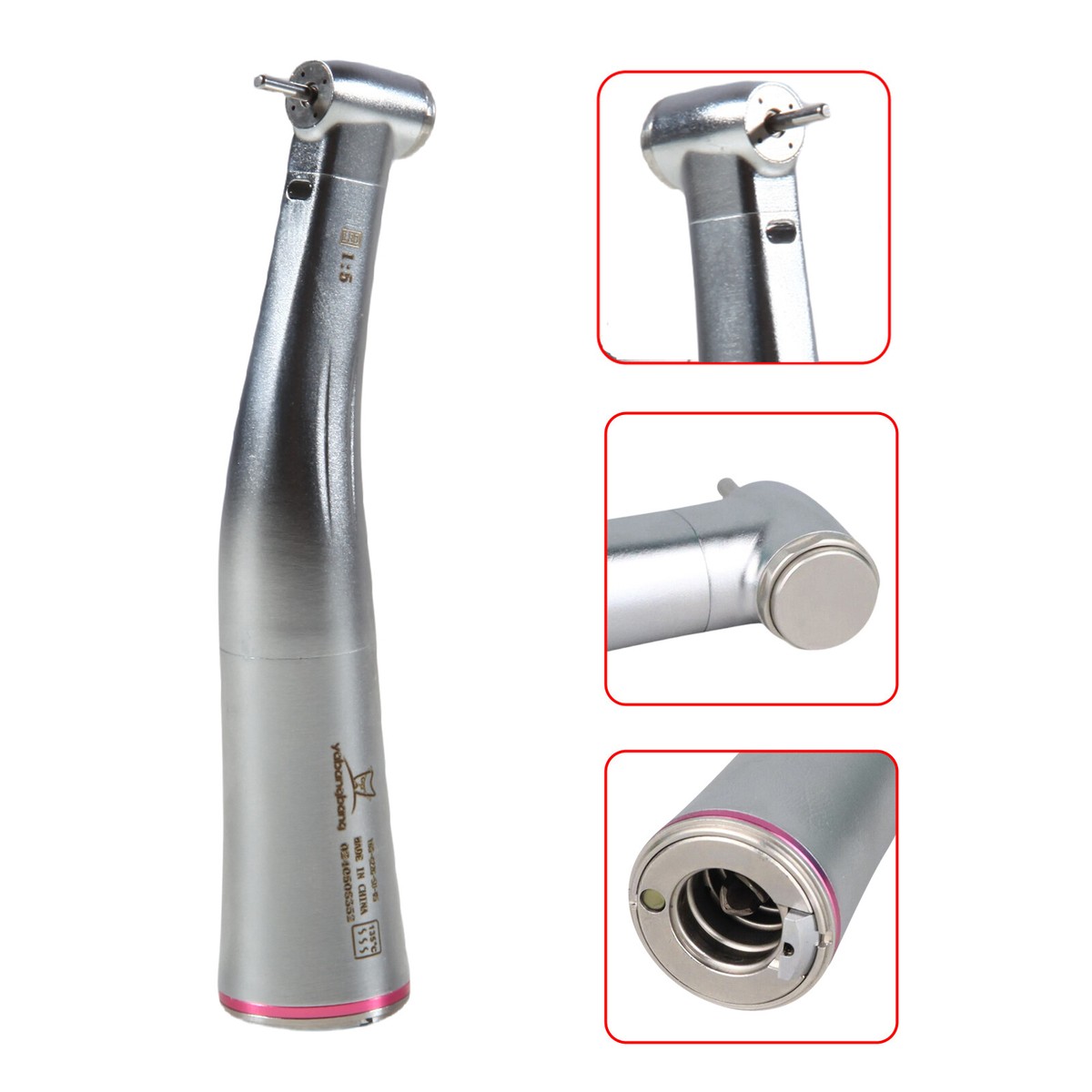 Dental 1:5 Fiber Optic Contra Angle High Speed Electric Handpiece