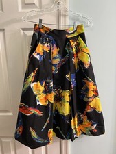 Milly Floral Skirt Size 0 Made In USA