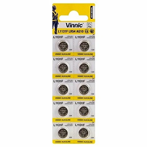 ENVOI AVEC SUIVI Blister de10 piles vinnic ag10 1.5V
