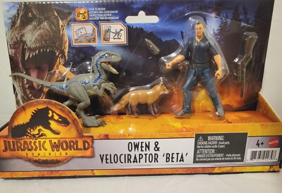 その他 Jurassic World Owen & Velociraptor Beta OWEN & VELOCIRAPTOR BETA Jurassic World Park Dominion NEW