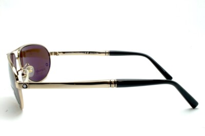 VINTAGE MONTBLANC MB 124S GOLD PLATED J05 SUNGLASSES SIZE:62-13