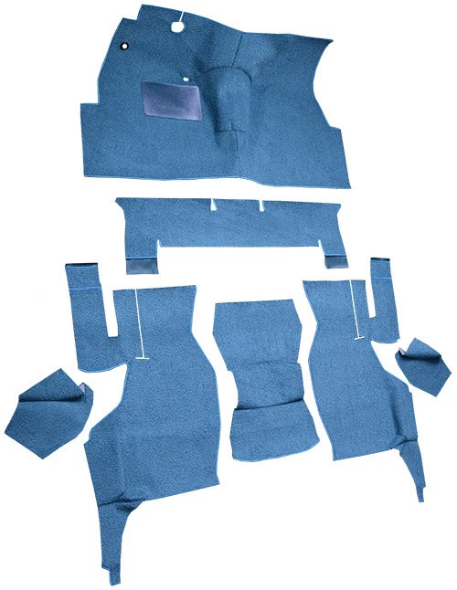 Cadillac Series 62 1957-1958 4 puertas techo rígido kit completo de alfombra de bucle de repuesto Foto 2 de 3