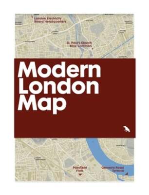 Modern London Map: Guide to Modern Architecture in London by Robin Wilson: Used