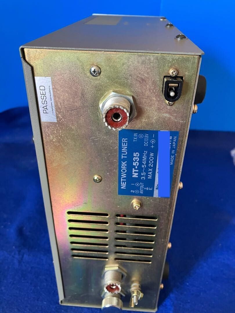 KURANISHI NT-535 HF Antenna Tuner 3.5MHz-54MHz 200W | eBay KURANISHI NT-535 HF Antenna Tuner 3.5MHz-54MHz 200W | eBay