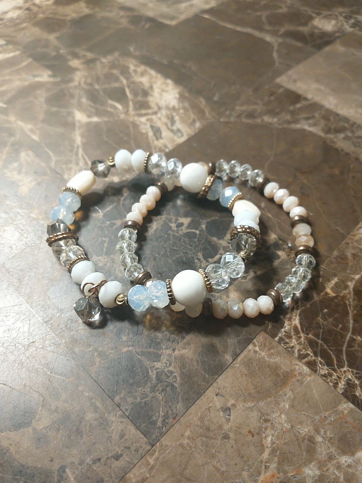 Crystal Stacking Bracelets Set - image 2