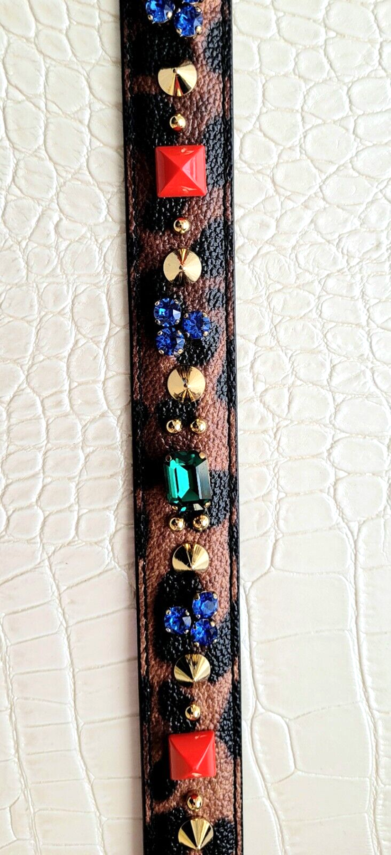 Dolce & Gabbana Pony Hair Leopard Print Belt Sz 80. US 32 NWT! 2000s Dolce & Gabbana Leopard Print Pony Hair Leather Belt  main image 4