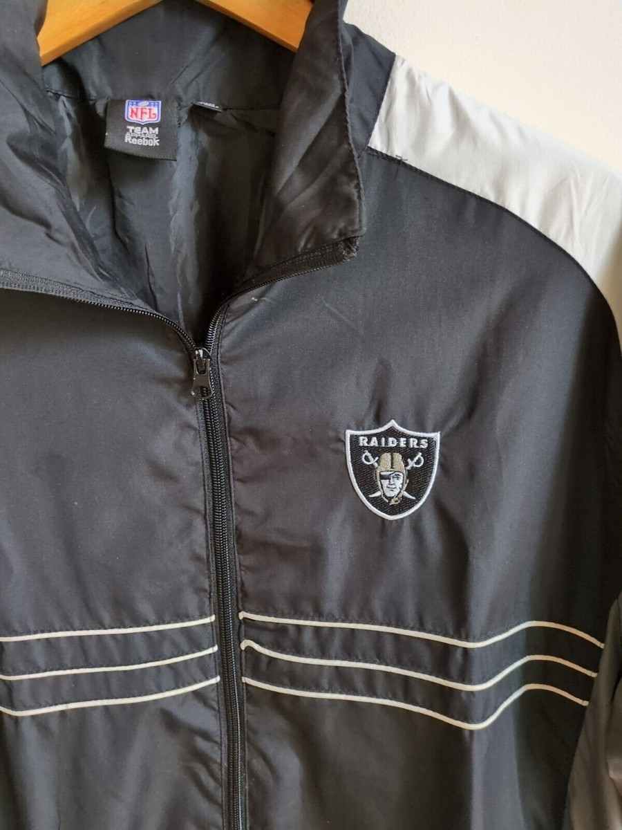 Vintage NFL Reebok Oakland Raiders SI Sports Illustrated Full Zip