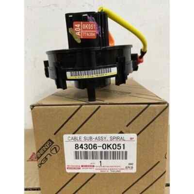 専用【6-1】 84306-0K051 TOYOTA GENUINE CABLE SUB-ASSY, SPIRAL 843060K051