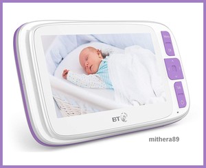 bt smart video baby monitor with 5 inch screen