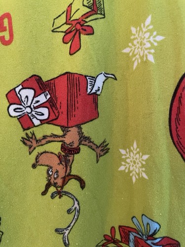 Komar Kids Boys Dr. Seuss The Grinch Merry Grinchmas Polyester PJ Pants Green 10 - Picture 4 of 4