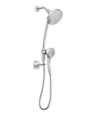 Moen 28586 Attract Magnetix 6-Spray DUAL 7'' Shower Head & Handshower - Chrome