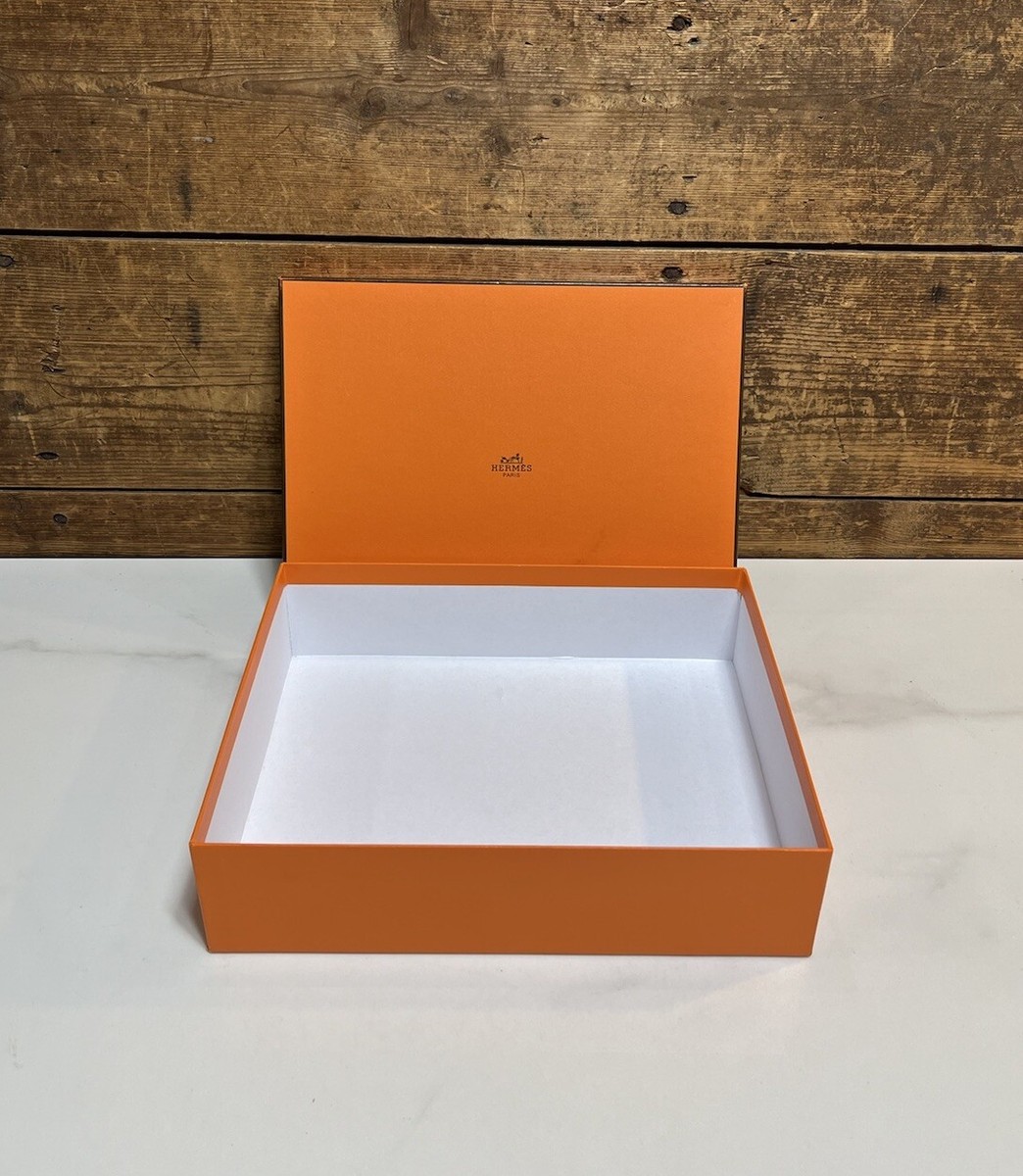 HERMES 箱 Authentic HERMES Box for Gift 11” x 9” x 3” Fits Sandals | eBay