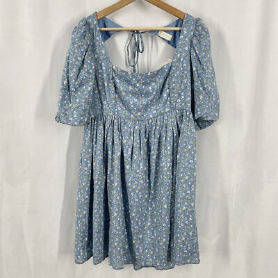 altar'd state blue mini dress Altar'd State | Cassia Mini Dress | LIGHT-BLUE