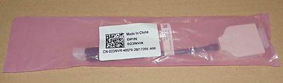 NEW Dell 023NVR Display Port To Male DVI Video Cable Adapter