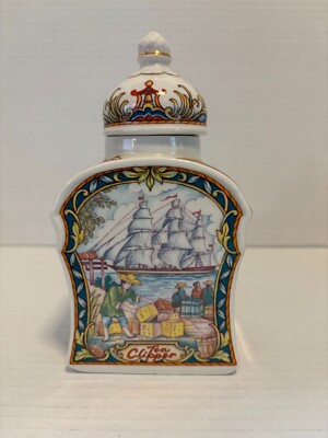 Tea Clipper Sadler World of Tea Collection England Tea Holder 7'' Tall 3.5'' Wide
