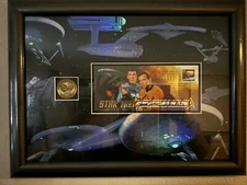 Star Trek Limited Ed US Postmark Leonard Nimoy William Shatner Signed 1130/5000
