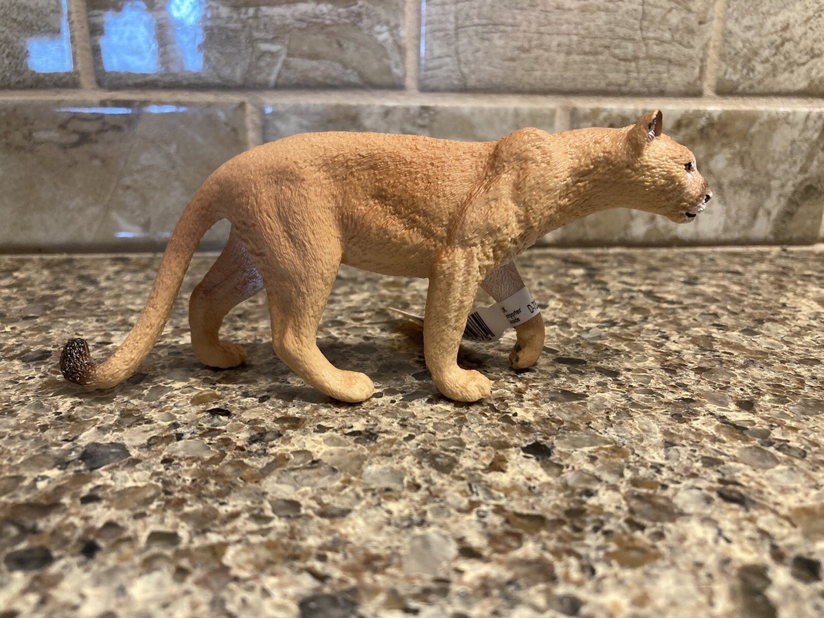 Schleich Cougar Animal Figure Wild Life Big Cat 14853 Toy PVC 5cm