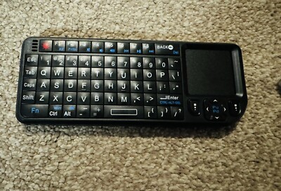 Mini Wireless 2.4G Tastatur USB Multifunktion Ultra Dünn Hintergrundbeleuchtung