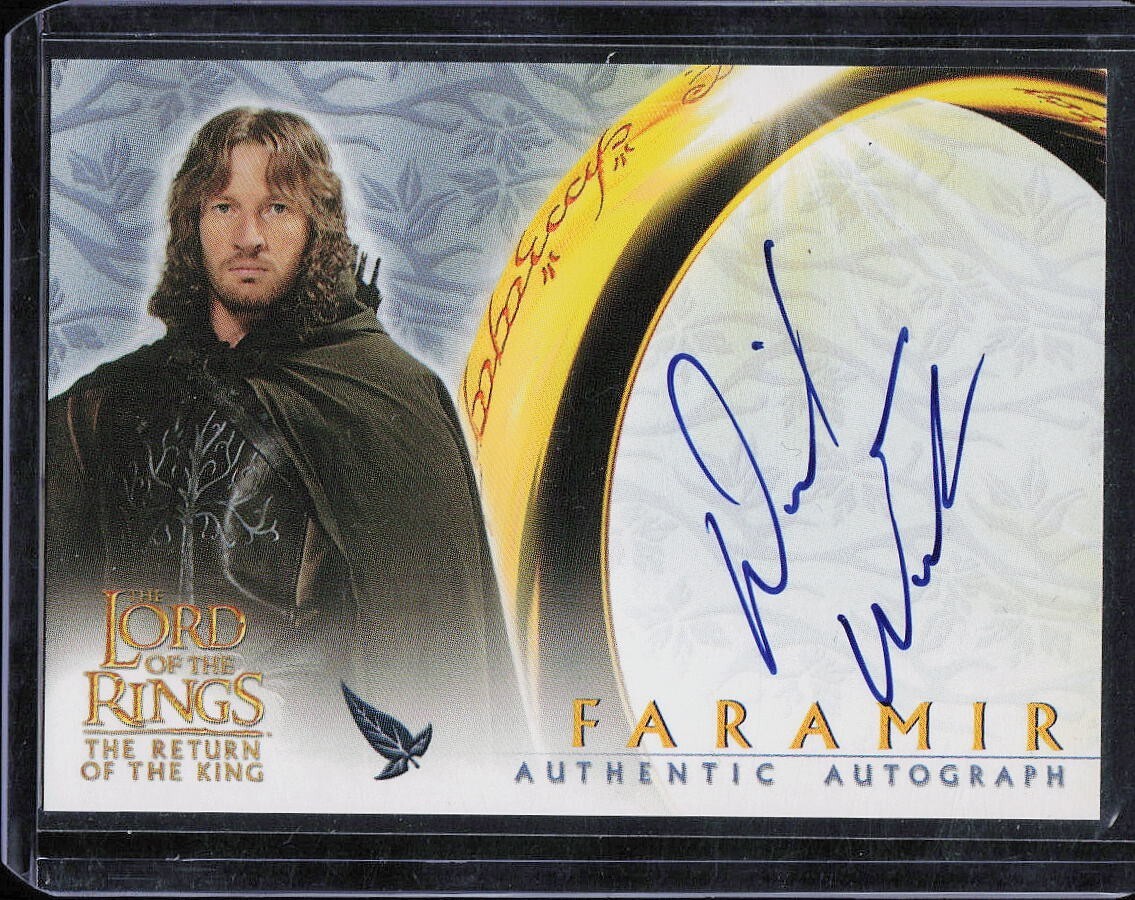 David Wenham As Faramir Autograph - LOTR The Return Of The King