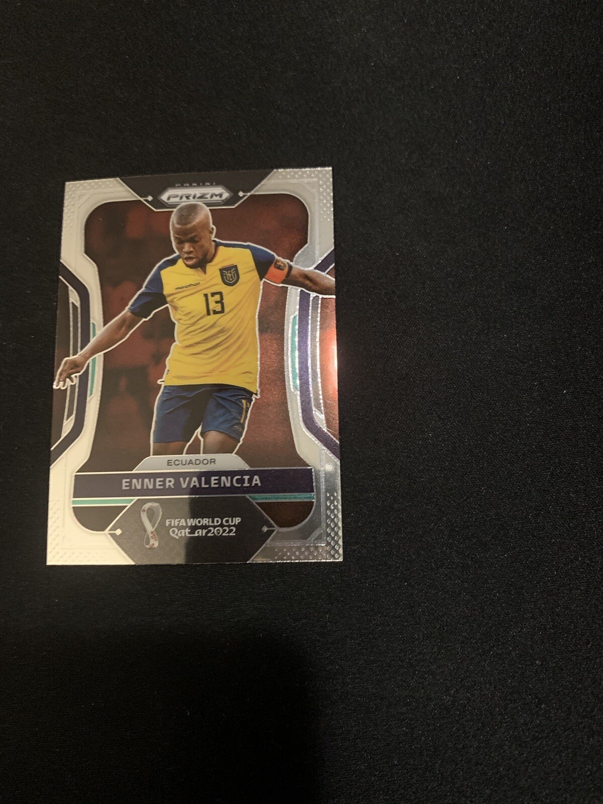 Enner Valencia 2022 Panini Prizm FIFA World Cup Qatar Base #77 Ecuador