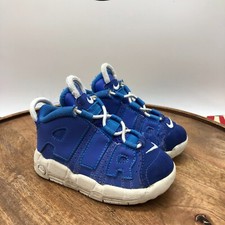 Nike Air More Uptempo Marina Blue Slip On Sneaker Shoe Toddler US 6C DM1027-400
