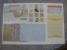 Creative Memories GIFTS 3 Journal Boxes 3 Photo Mats 1 Block Sticker Sheet NOS
