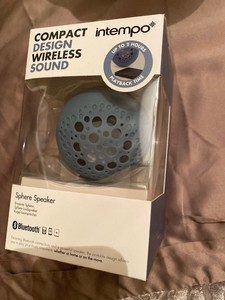 intempo metallic curved speaker