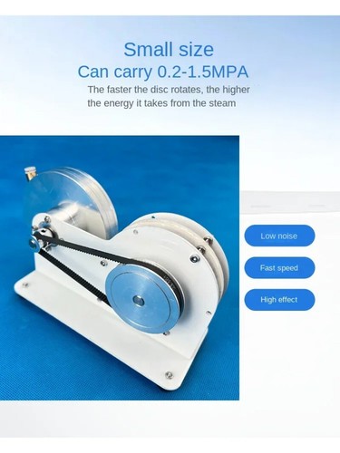 Set generatore turbina Tesla generazione di energia vapore ad alta pressione 50-100 W piccolo - Foto 8 di 17
