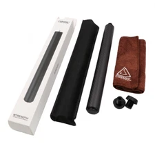 CUESOUL Carbon Fiber Pool Cue Extension with 3 Bumpers Fittings-12 Inch