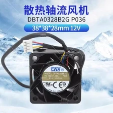 AVC DBTA0328B2G P036 DC12V 1.15A 38*38*28MM 4-Pin Silent Cooling Fan