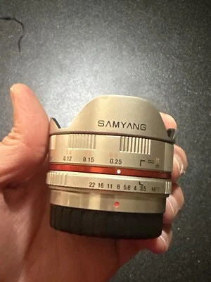 Samyang 7.5mm f/3.5 UMC Fisheye Manual Focus Lens (for Micro 4/3 Olympus Pen)... - Image 1 of 4