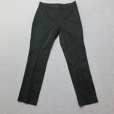 Ex M&S Anzughose Damen UK 8 Grün Baumwollmischung Formell EU 36 Neu ohne Etikett
