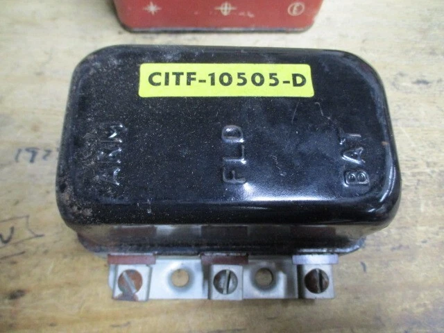 Regulador de voltaje Ford 1956-1964 auto/camión/falcón CITF-10505-D FoMoCo nuevo de lote original IK Foto 2 de 4