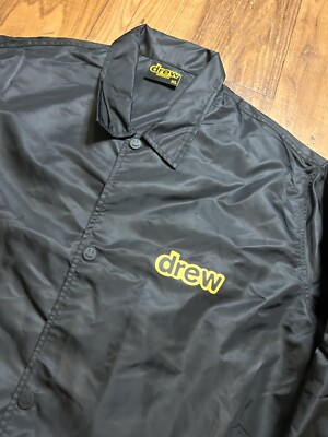 Drewhouse Twill Coach Jacket Black Men's Size XL | eBay Drewhouse Twill Coach Jacket Black Men's Size XL | eBay