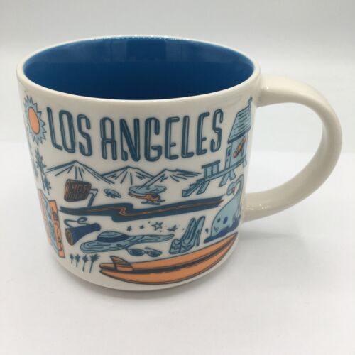 Starbucks Los Angeles Been There Coffee Mug Cup 14 oz NIB - Picture 1 of 8