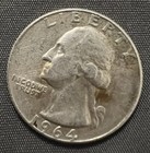 1964D Washington Quarter 90% Silver — photo 1