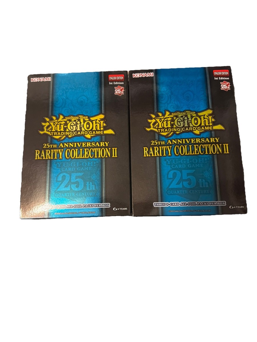 2 BOXES of Yu-Gi-Oh! 1st Edition 25th Anniversary Rarity
