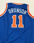 Jalen Brunson New York Knicks Signed Basketball Jersey COA