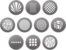 GOBO Pack: Pattern Designs 10-Pack for Use with Optical Spot by Lindsay Adler