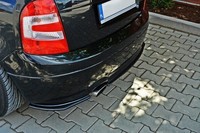 Maxton Design Diffusor Heckansatz Passend FüR Skoda Fabia RS Mk1 Schwarz Hochgla