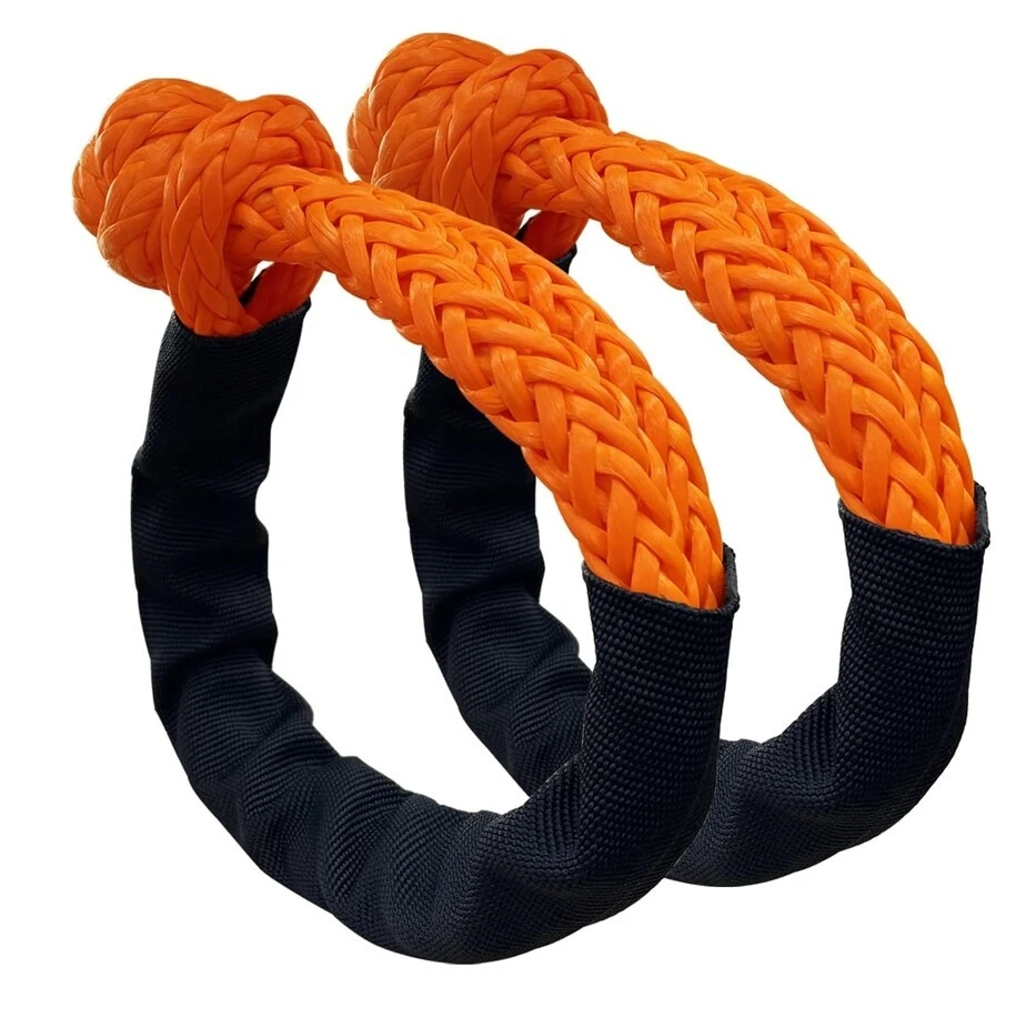 2X Gancho de cuerda para remolque de coche usado para cuerda de remolque de rescate en carretera Foto 3 de 4