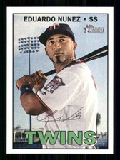 2016 Topps Heritage #612 Eduardo Nunez Minnesota Twins 63795