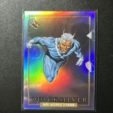 2024 SkyBox Marvel Masterpieces 92 Platinum Rainbow #71 Quicksilver
