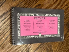 NEW* ARCHES® Aquarelle Travel Pad—100% Cotton, HOT PRESSED, 140lb, 15-sheets