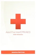 Adult First Aid CPR AED Ready Reference Card - Cards - GOOD