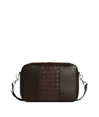 BOTTEGA VENETA $3700 Fondant/Old Wood Intrecciato Camera Bag New & Authentic