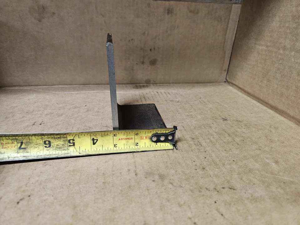 Soporte de hierro angular de acero HD 3 × 5. 5" de largo, 1/4" de grosor. ¡Seld On! Foto 2 de 4