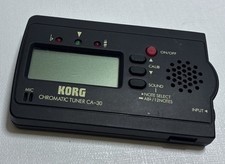 Korg Chromatic Tuner CA-30 Guitar Bass Multi Instrument Works.